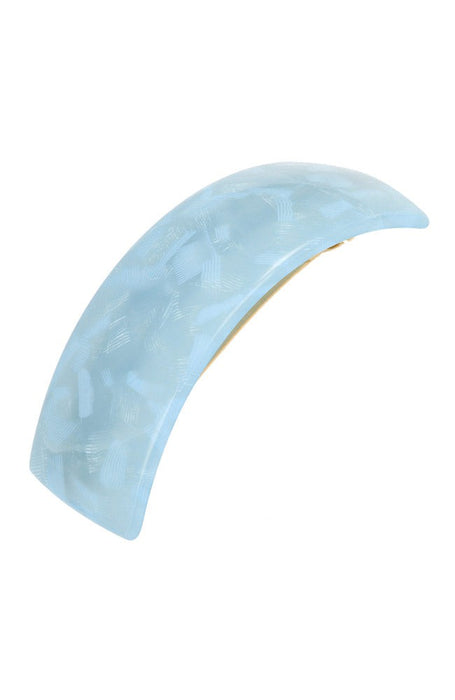 Rectangle Volume Barrette - Pavlova Pastel
