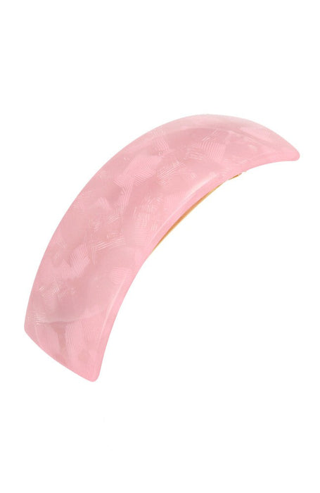 Rectangle Volume Barrette - Pavlova Pastel