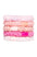 L. Erickson hair ties, 5 pack thick, fuzzy ponytail holders, pink soft bands.