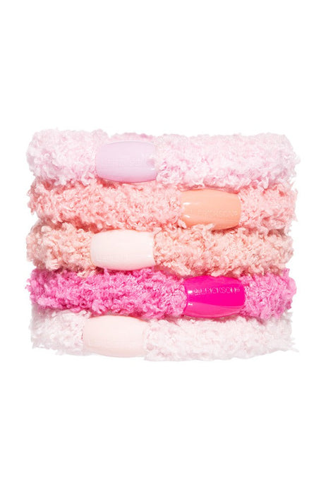 Cozy Pony, 5 Pack Soft Hair Ties