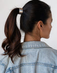 Brushed Metal Cuff Pony