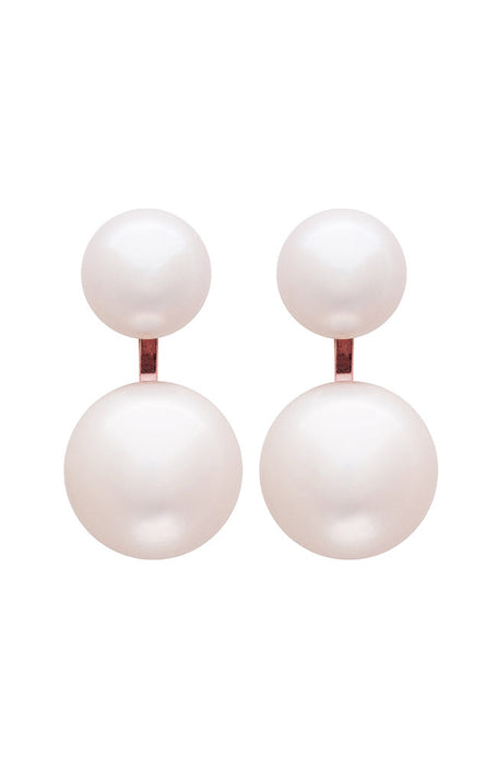 Double Majorca Pearl Two-Way Earrings