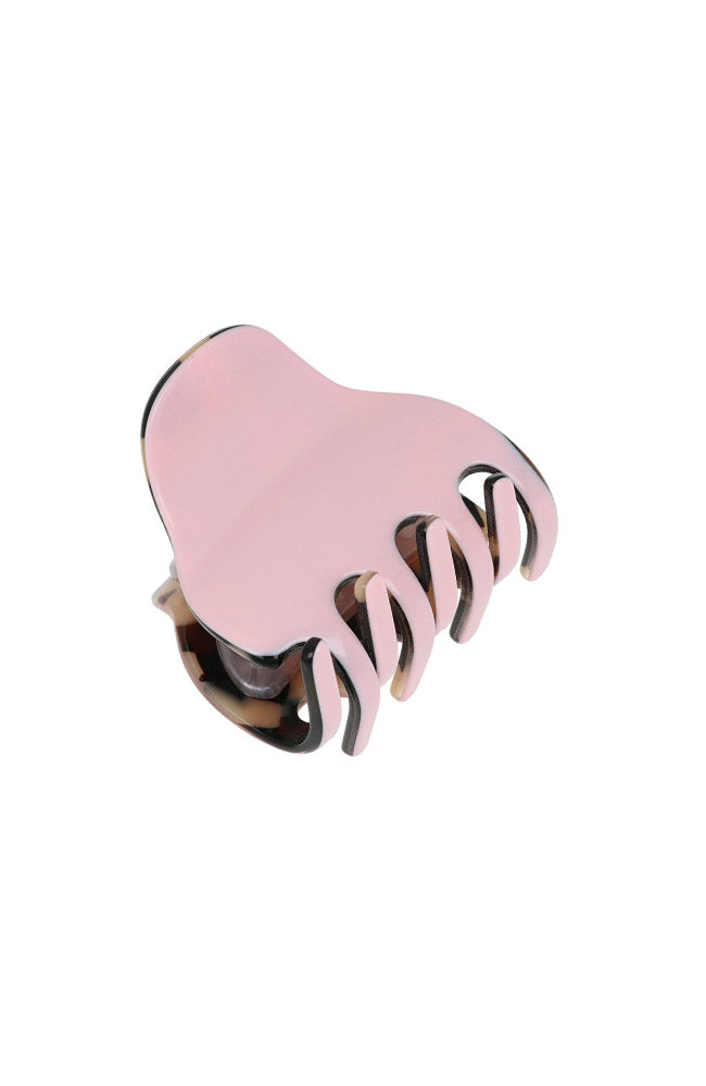 Small Jupiter Jaw hair clip for women, Rose Pink Ivory Tokyo | France Luxe