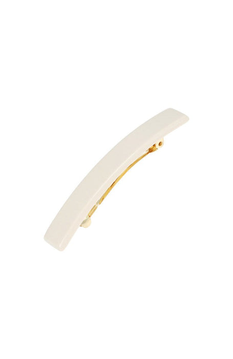 Small Luxury Rectangle Barrette - Solid