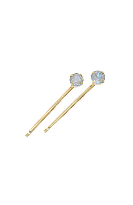 Little Gem Crystal Bobby Pin Pair