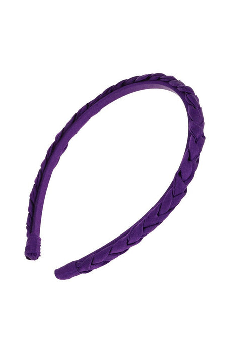 Braided 1/4" Ultracomfort Headband - Silk Charmeuse