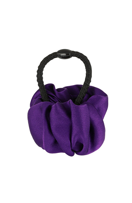 Silk Amethyst Ponytail Cuff, Super Scrunch Pony by L. Erickson USA, hair accessory for women