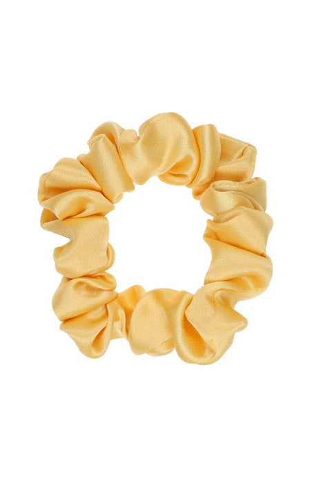 Beach Honey Silk Scrunchie, Small Pony by L. Erickson USA, hair accessory for women