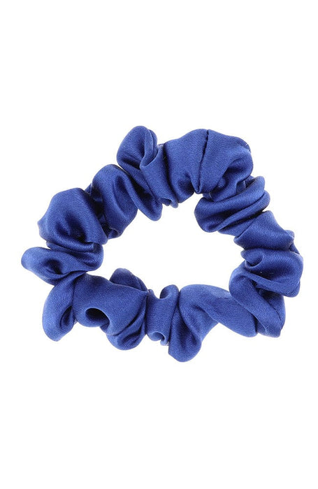 L. Erickson USA Small Silk Scrunchie, Corn Flower Blue