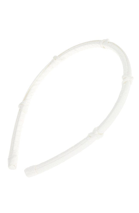 Five Knot 1/4" Ultracomfort Headband - Silk Charmeuse