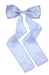 Purple silk bow hair clip for women, Long Tail Bow Barrette, Silk Charmeuse Lavender by L. Erickson USA, handmade in America