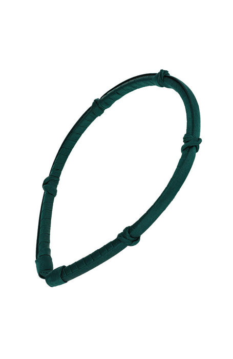 Five Knot 1/4" Ultracomfort Headband - Silk Charmeuse