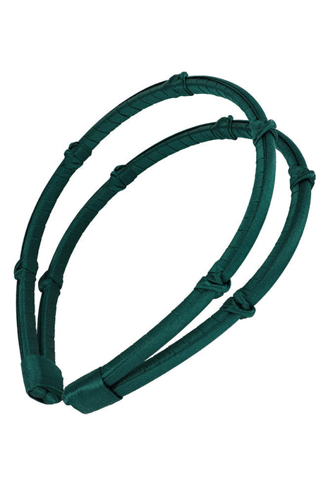 Double Five Knot 1/4" Ultracomfort Headband - Silk Charmeuse