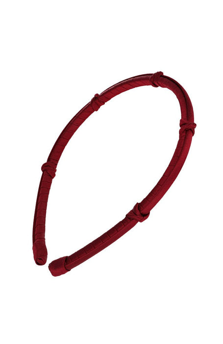 Five Knot 1/4" Ultracomfort Headband - Silk Charmeuse