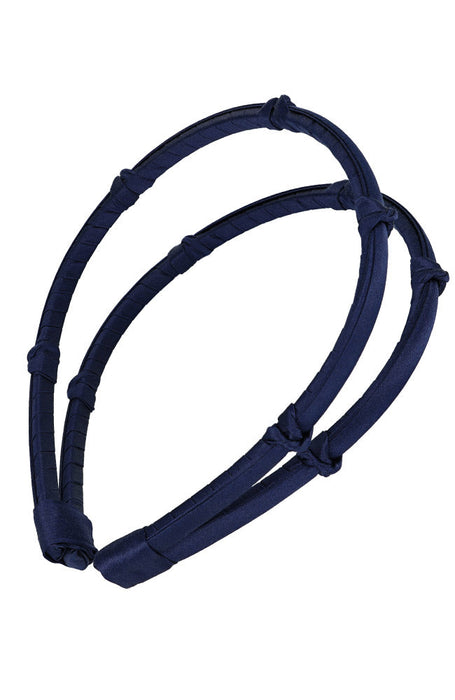 Double Five Knot 1/4" Ultracomfort Headband - Silk Charmeuse