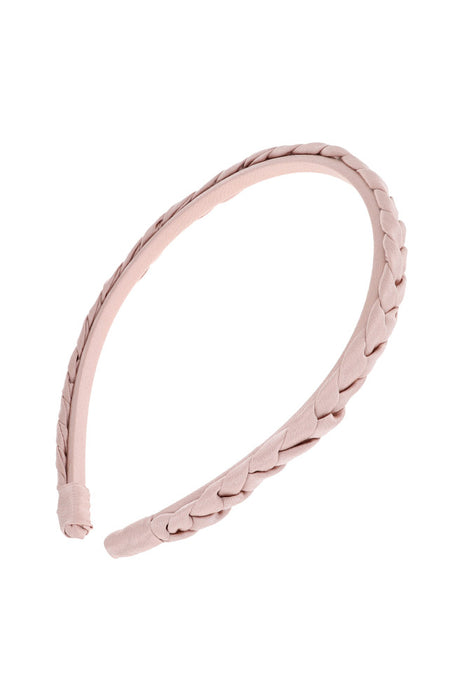 Braided 1/4" Ultracomfort Headband - Silk Charmeuse