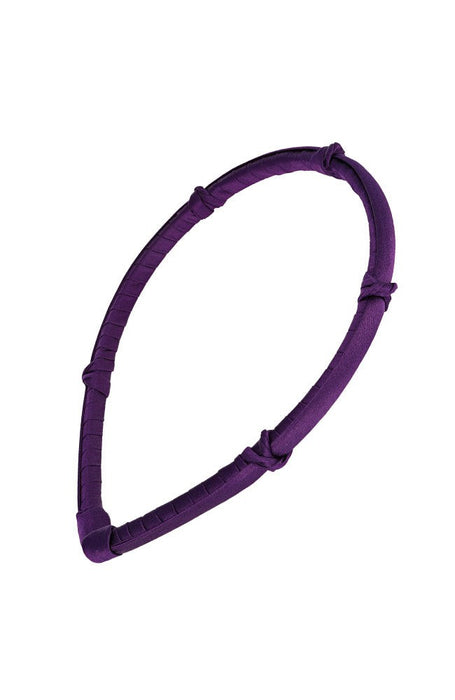 Five Knot 1/4" Ultracomfort Headband - Silk Charmeuse