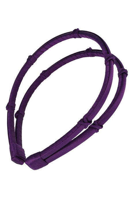 Double Five Knot 1/4" Ultracomfort Headband - Silk Charmeuse