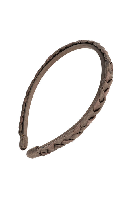 Braided 1/4" Ultracomfort Headband - Silk Charmeuse