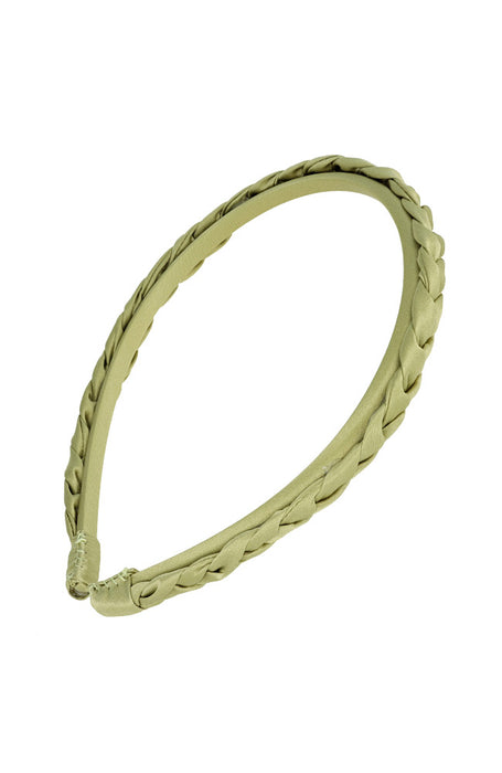 Braided 1/4" Ultracomfort Headband - Silk Charmeuse