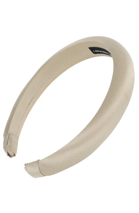 1" Padded Headband - Silk Charmeuse