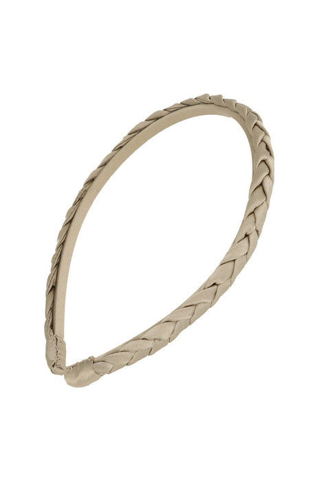 Braided 1/4" Ultracomfort Headband - Silk Charmeuse