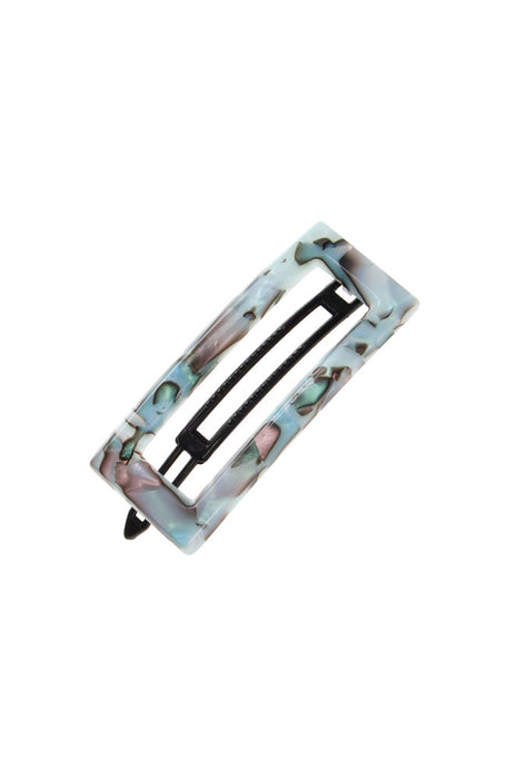 Cutout Rectangle Plastic Tige Boule Barrette - Classic