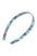 France Luxe comfortable, light blue, faux shell headband for women - 1/2" Ultracomfort Headband, South Sea.