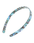 France Luxe comfortable, light blue, faux shell headband for women - 1/2" Ultracomfort Headband, South Sea.