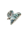 France Luxe mini, light blue, faux shell claw hair clip for women - Mini Couture French Claw Clip, South Sea.