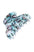 France Luxe medium, light blue, faux shell claw hair clip for women - Couture French Claw Clip, South Sea.
