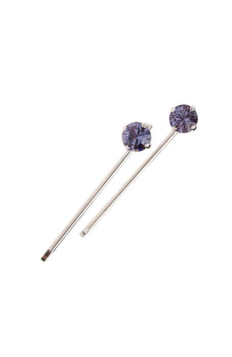 Little Gem Crystal Bobby Pin Pair
