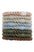 Thick, Multicolor Hair Ties by L. Erickson, 8 Grab and Go Ponytail Holders, strong hold for thick hair.