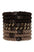 Thick, dark brown hair ties by L. Erickson, 8 pack