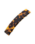 France Luxe medium, Tortoise Shell barrette for women - Classic Rectangle Barrette, Tokyo.