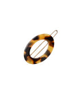 New Cutout Oval Tige Boule Barrette - Classic