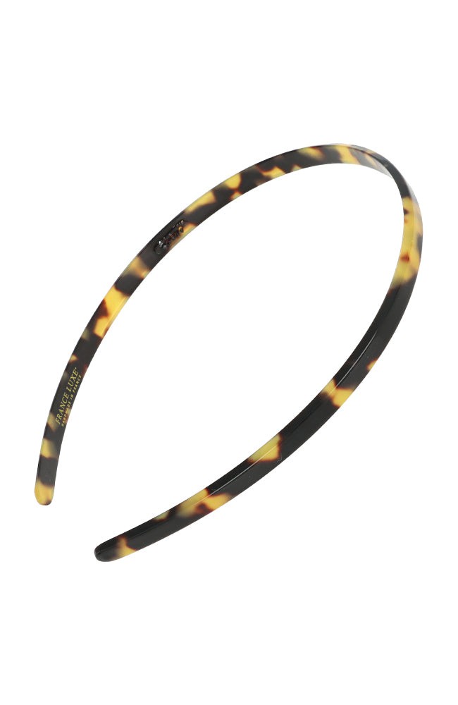 France Luxe thin, Tortoise Shell headband for women - 1/4" Ultracomfort Headband, Tokyo.