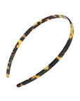 France Luxe thin, Tortoise Shell headband for women - 1/4" Ultracomfort Headband, Tokyo.