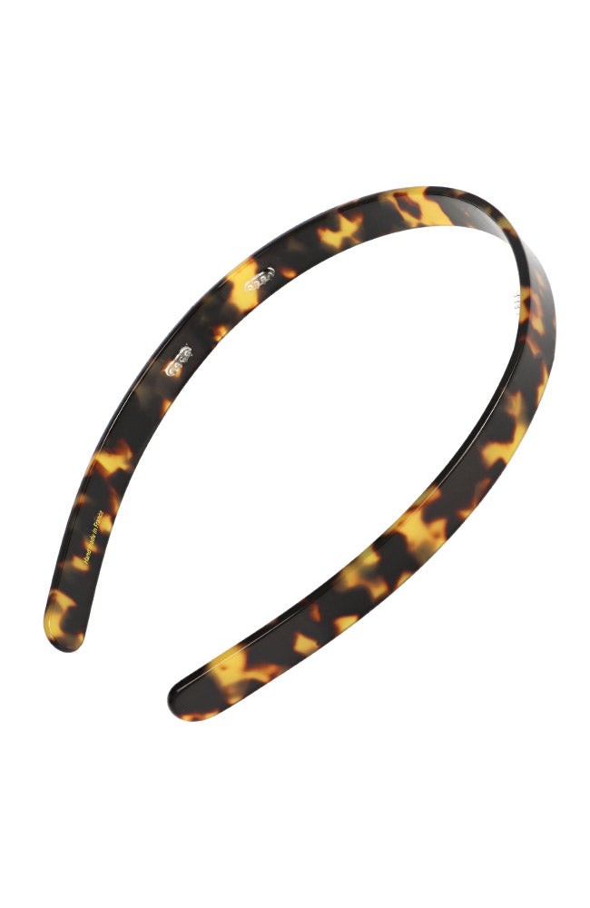 France Luxe comfortable, Tortoise Shell headband for women - 1/2" Ultracomfort Headband, Tokyo.