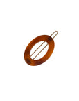 New Cutout Oval Tige Boule Barrette - Classic