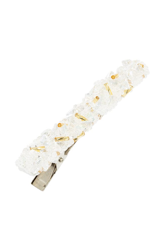 Jana Beaded Pinch Clip, Crystal Hair Clip L. Erickson — France Luxe
