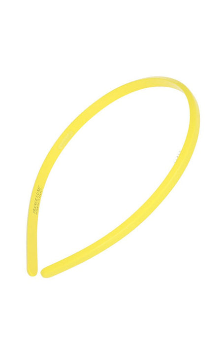 Thin yellow headband, 1/4" Ultracomfort Headband for women by France Luxe