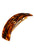 France Luxe large, textured bronze and amber barrette for women - Rectangle Volume Barrette, Africa.