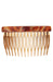 Africa Faux Shell Side Hair Comb, made in France by France Luxe