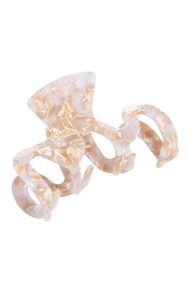 Wavy Jaw Hair Clip, Acetate | L. Erickson — France Luxe
