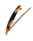 Mini Oblong Tige Boule Barrette - Classic