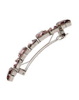 Large Sienna Crystal Barrette