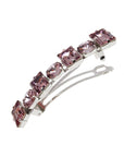 Large Sienna Crystal Barrette