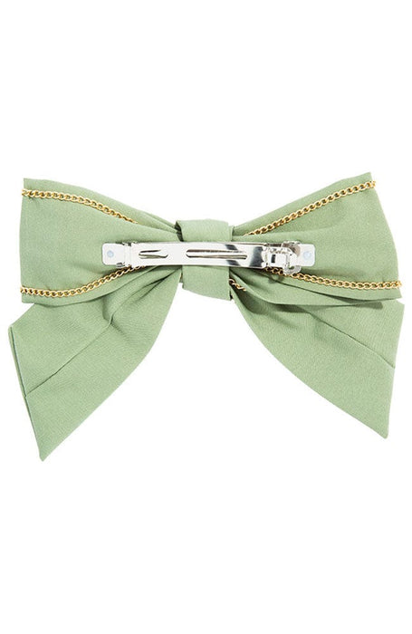 Chain Link Bow Barrette