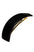 France Luxe large, classic black barrette for women - Rectangle Volume Barrette, Black.